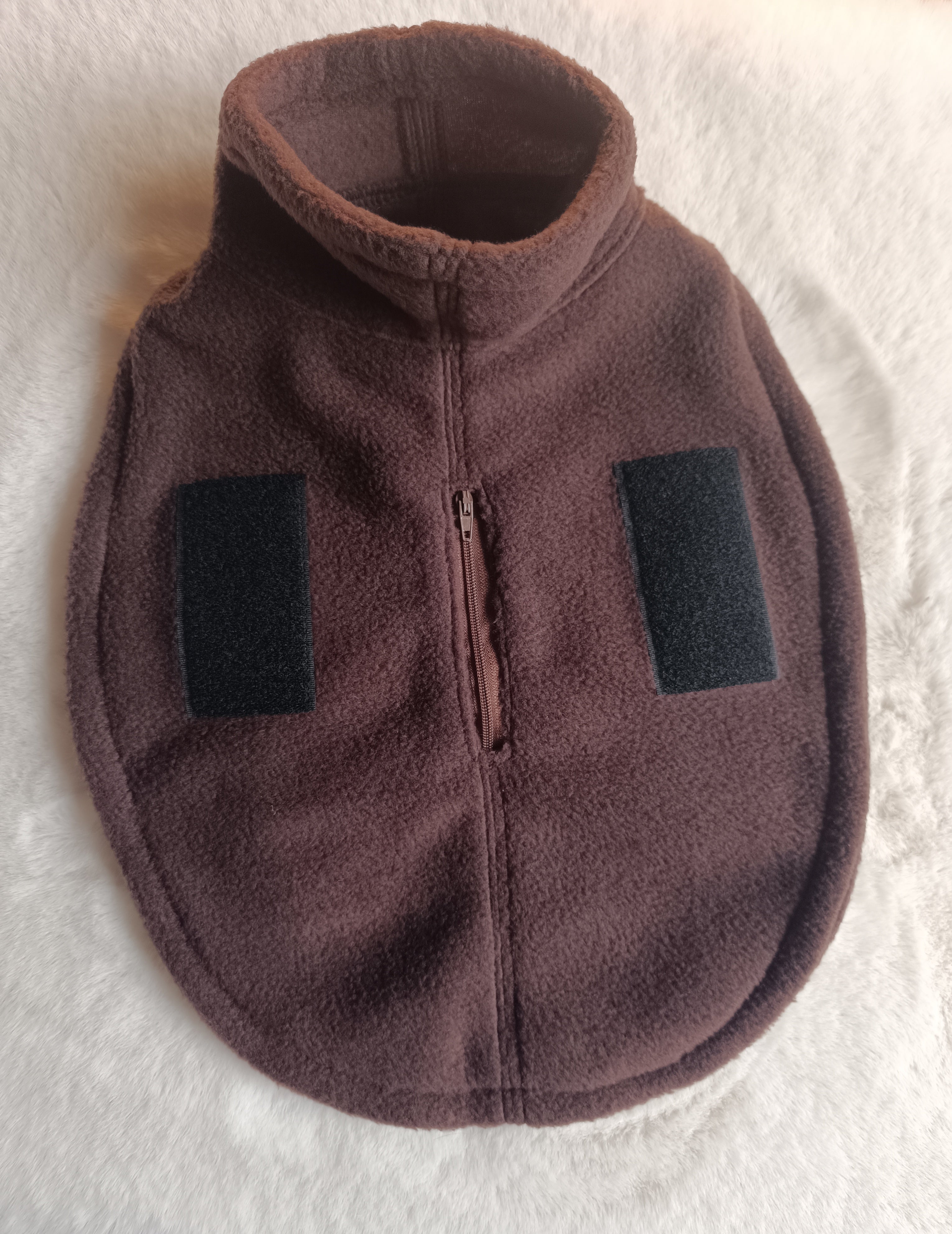 Fleecejacke Dunkelbraun