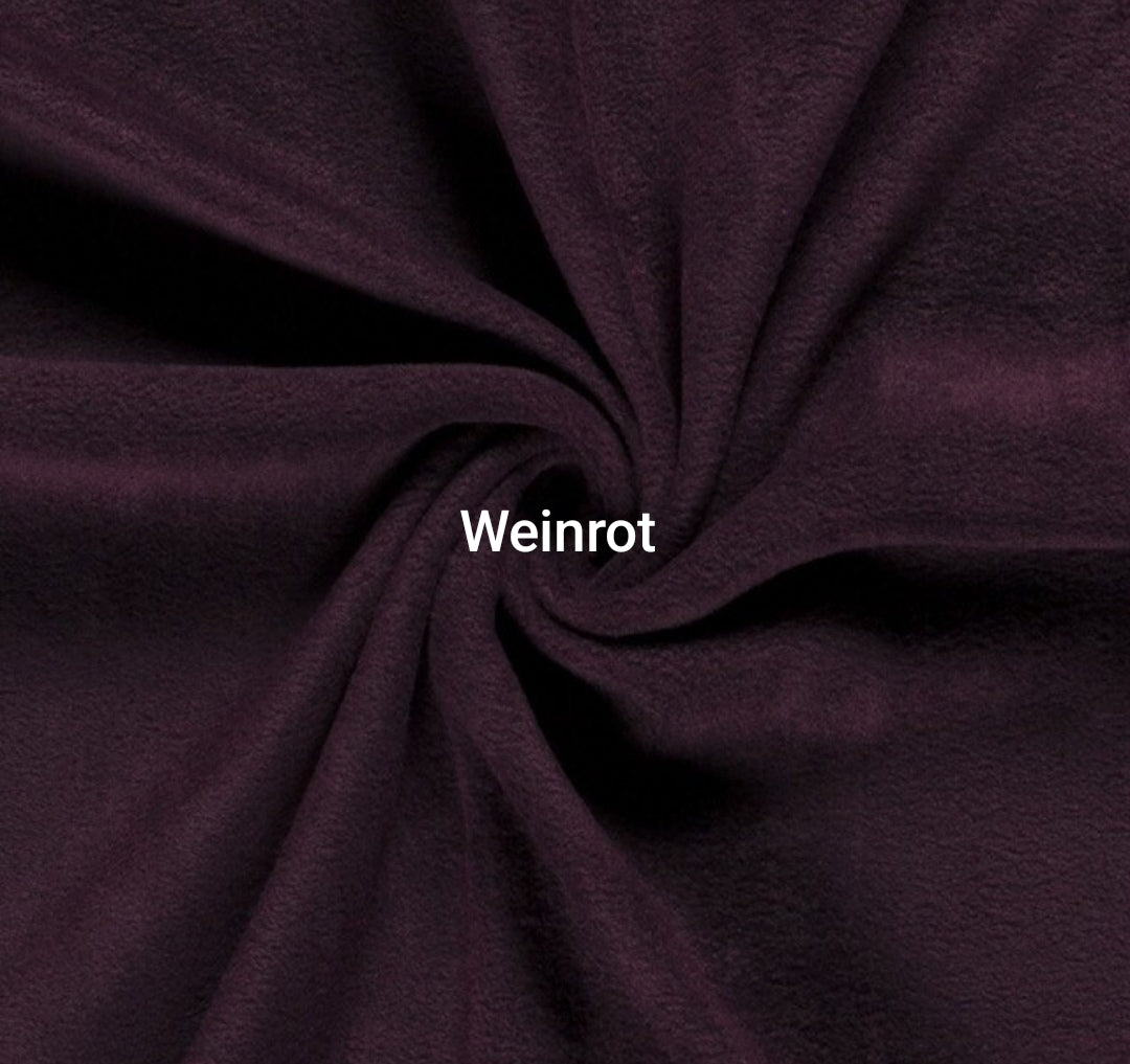 Fleecejacke Weinrot
