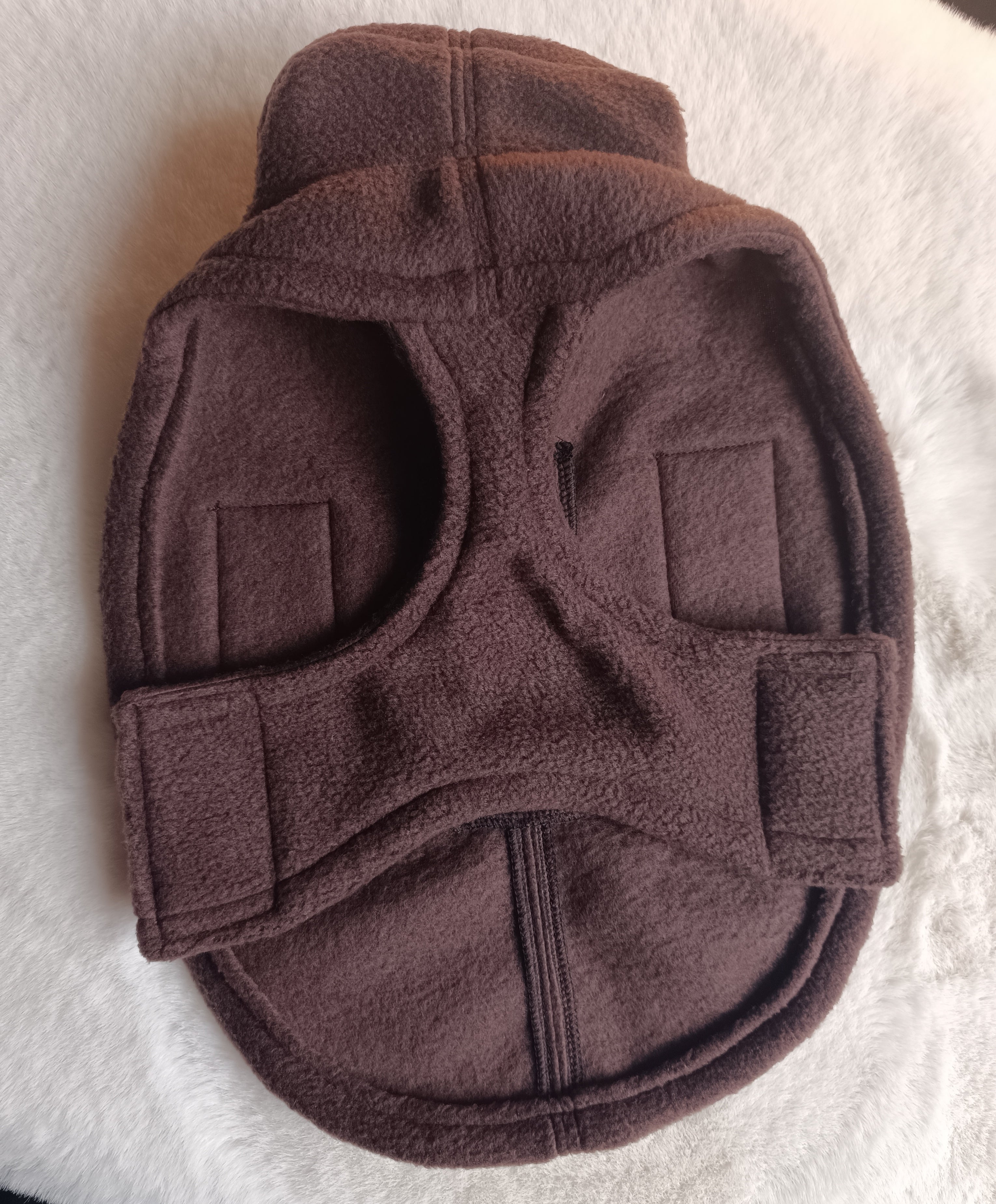 Fleecejacke Dunkelbraun