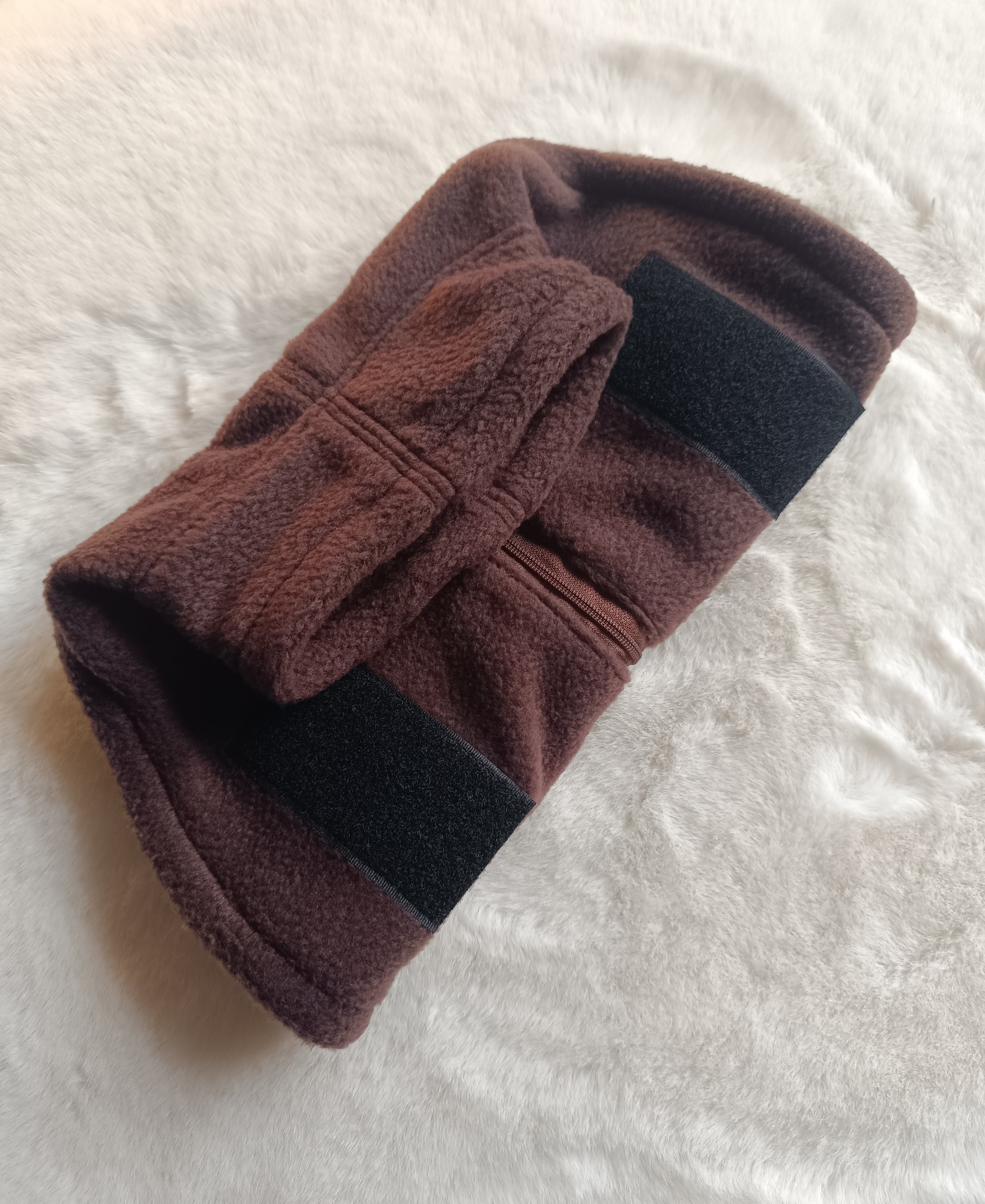 Fleecejacke Dunkelbraun